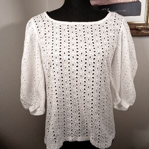 Luna Rae Eyelet Blouse